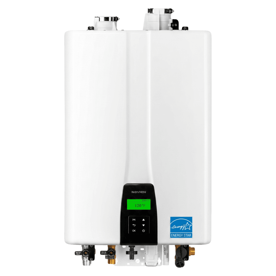 Tankless Water Heater — Better — Navien 240A 12-Year Warranty